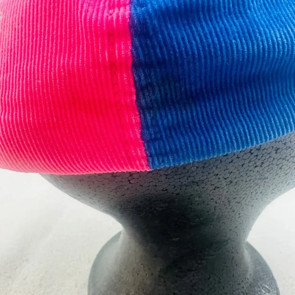 Vineyard Vines Youth Colorblock Corduroy Whale Logo Hat Strapback Cap OSFA